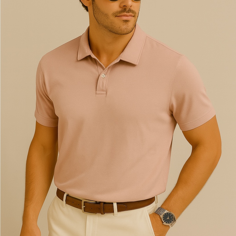 14th & Union Light Pink Polo Shirt